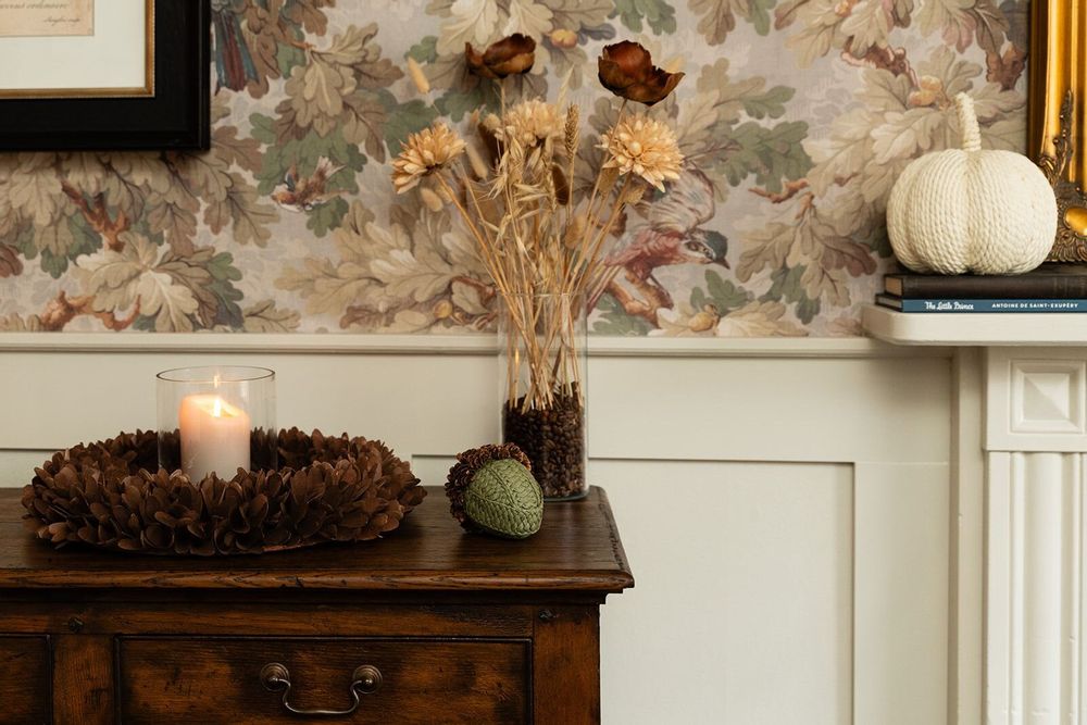 Objets de décoration - Dark Brown Wooden Wreath - WE LOVE SEASONS