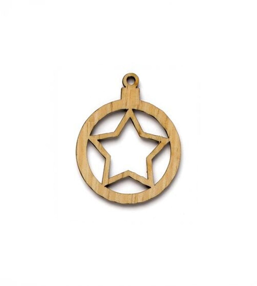 Christmas garlands and baubles - Star Christmas ball (small size) - LIEU MULTIPLE