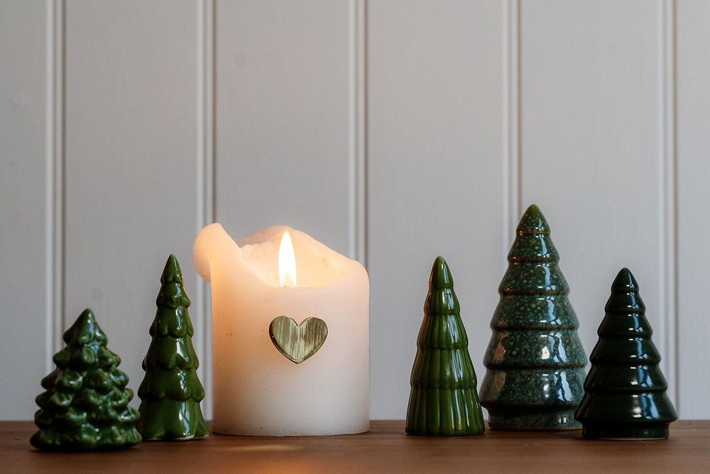 Christmas table settings - Scalloped Green Christmas Tree - WE LOVE SEASONS