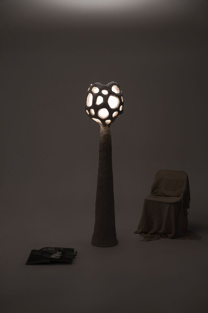 Floor lamps - Buton Sculptural Floor Lamp - PLETOSTUDIO