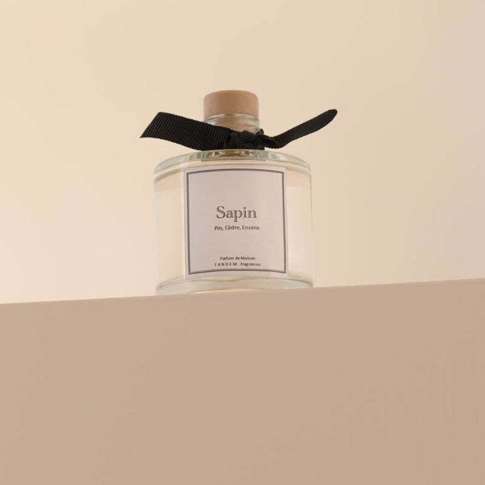 Scent diffusers - Fir tree scented stick diffuser 100ml - TANDEM FRAGRANCES