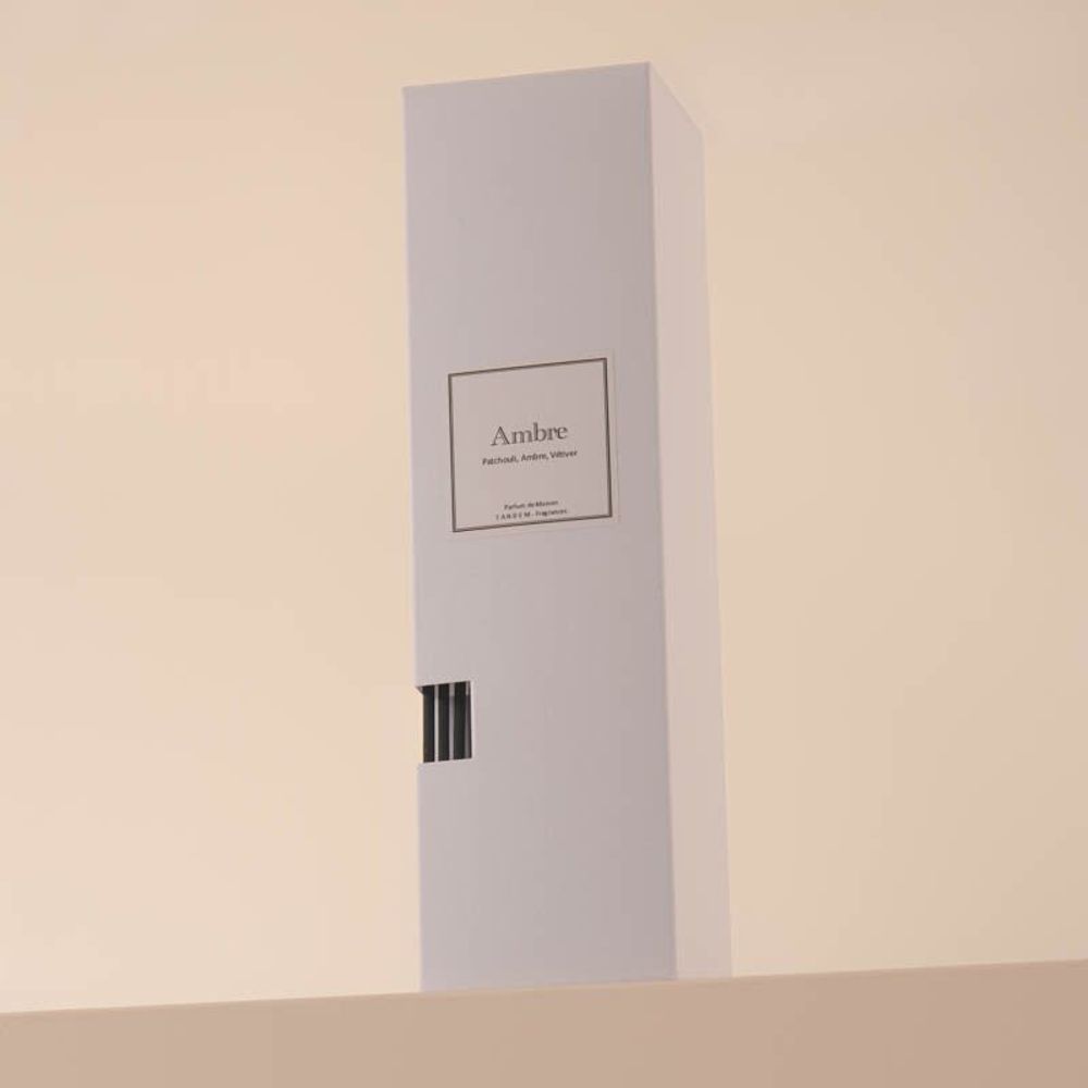 Scent diffusers - Amber scented stick diffuser 100ml - TANDEM FRAGRANCES