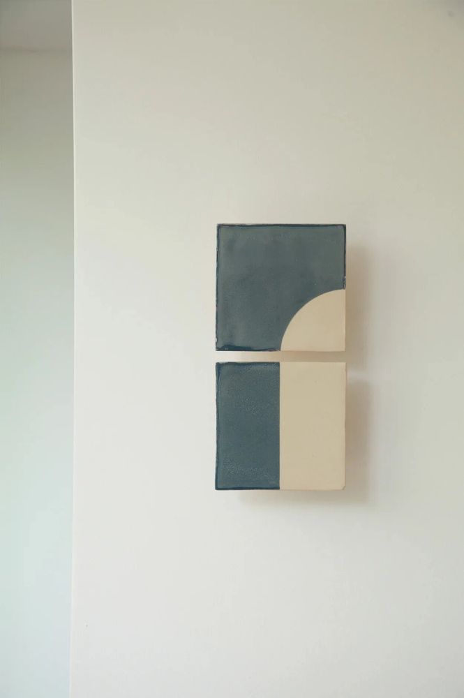 Wall lamps - Ceramic Wall light Tiles - VIOLAINE D'HARCOURT LIGHTING