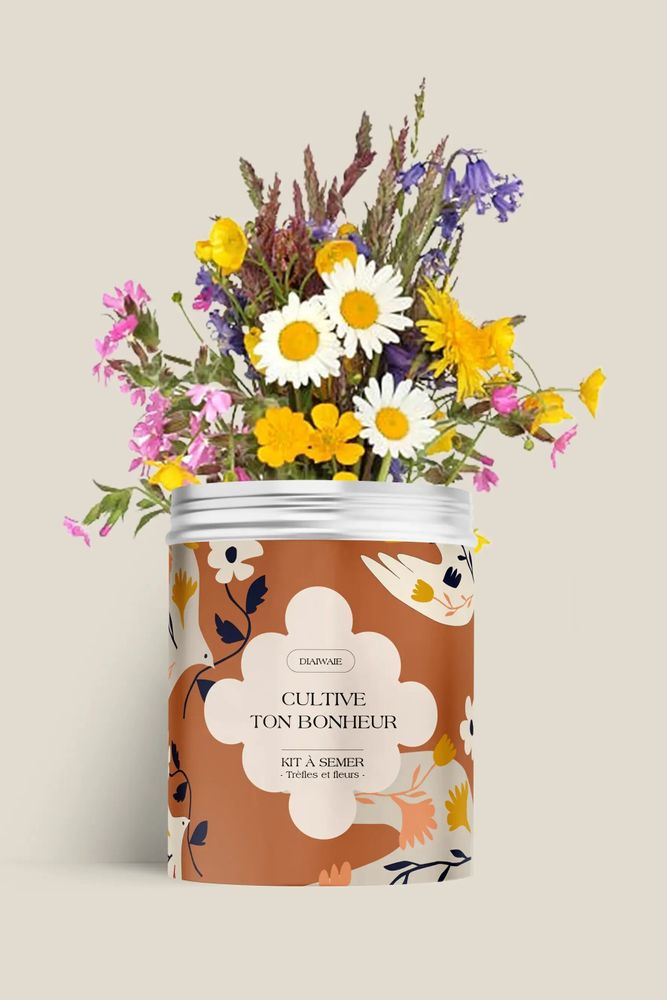 Décorations florales - Kit à semer - Cultive ton bonheur - DIAIWAIE