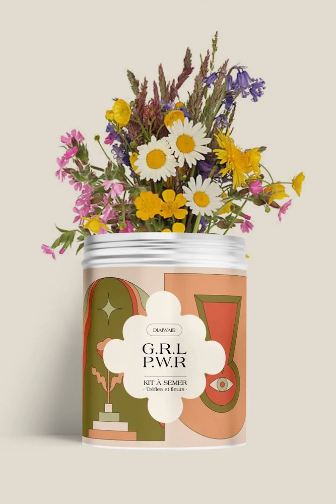 Décorations florales - Kit à semer - GRL PWR - DIAIWAIE