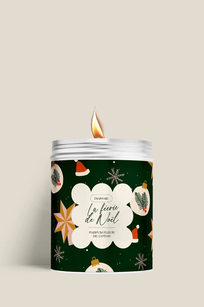 Candles - Candle - La vie en rose - cotton flower scent - DIAIWAIE