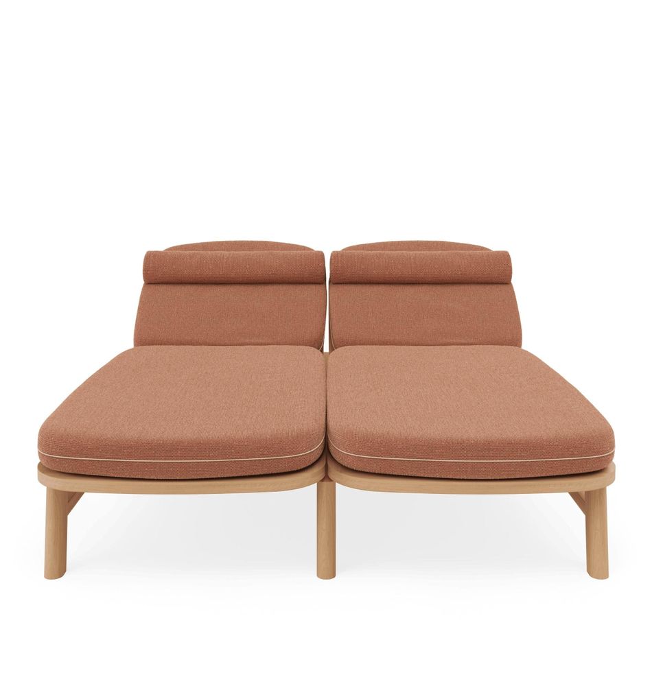 Transats - Chaise longue double - FJAKA FURNITURE
