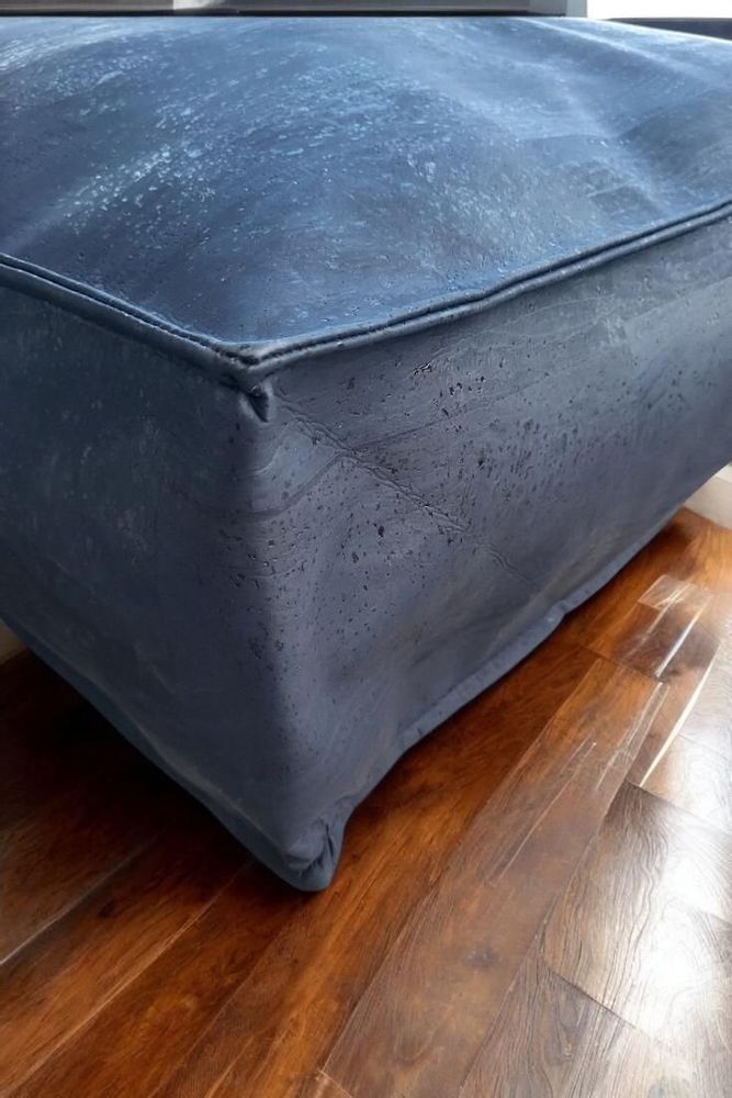 Ottomans - Majestic blue - Cork-LUX Collection - ARTISAN BY MF