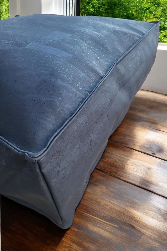 Ottomans - Majestic blue - Cork-LUX Collection - ARTISAN BY MF