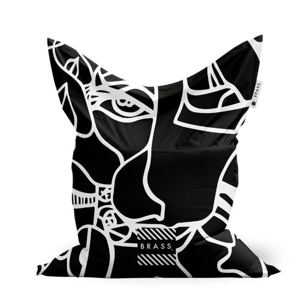 Fauteuils de jardin - Pouf d'exterieur/interieur Black Koseka - Design by BRASS - ARTDECORIS