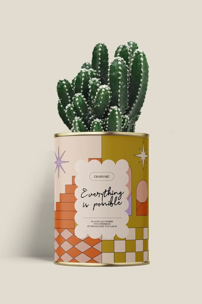 Cadeaux - Everything is possible - Maxi Cactus - DIAIWAIE