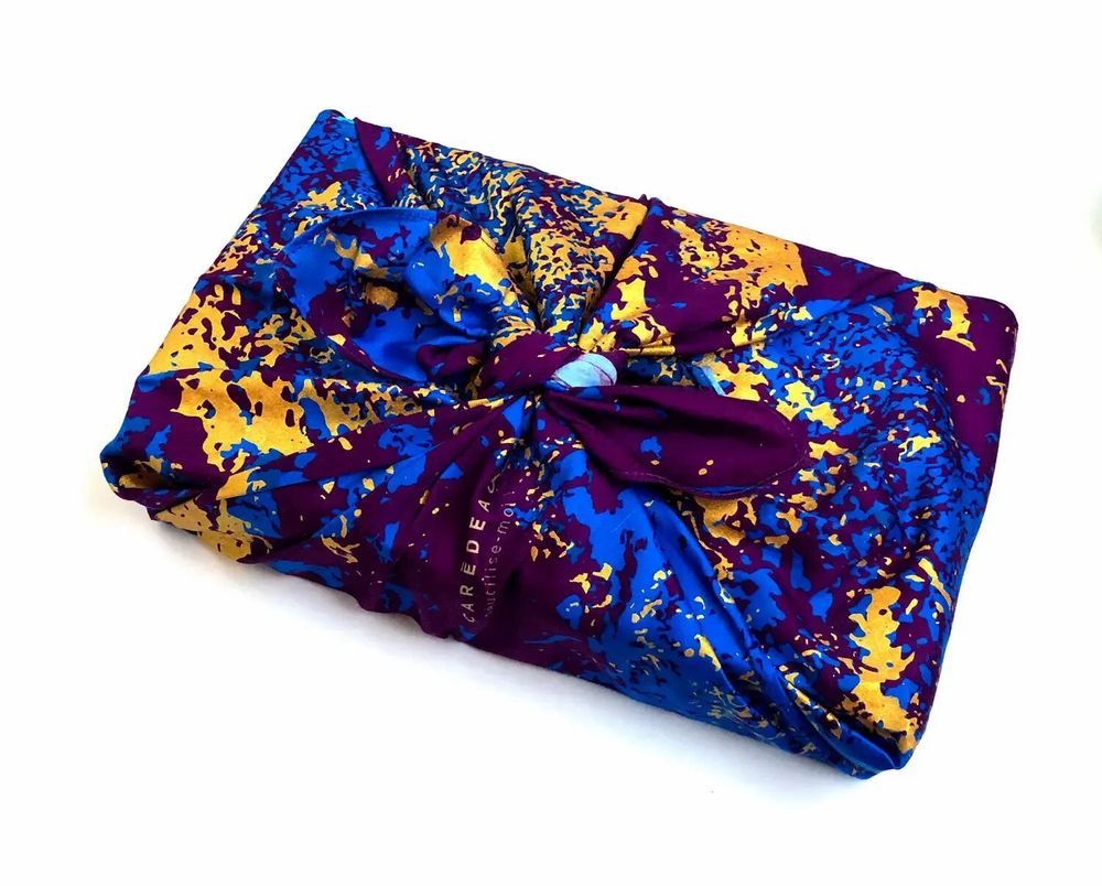 Cadeaux - Emballage Cadeau Réutilisable Satin Luxe – Flirt Automnal - CARÉDEAU PAPIER CADEAU RÉUTILISABLE