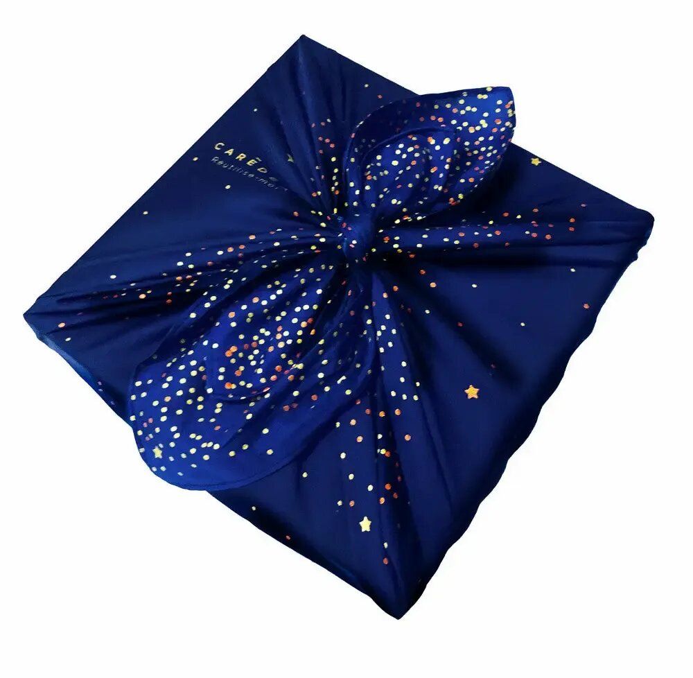 Stationery - Reusable Gift Wrap Satin Luxe – Enchanted Night - CARÉDEAU PAPIER CADEAU RÉUTILISABLE