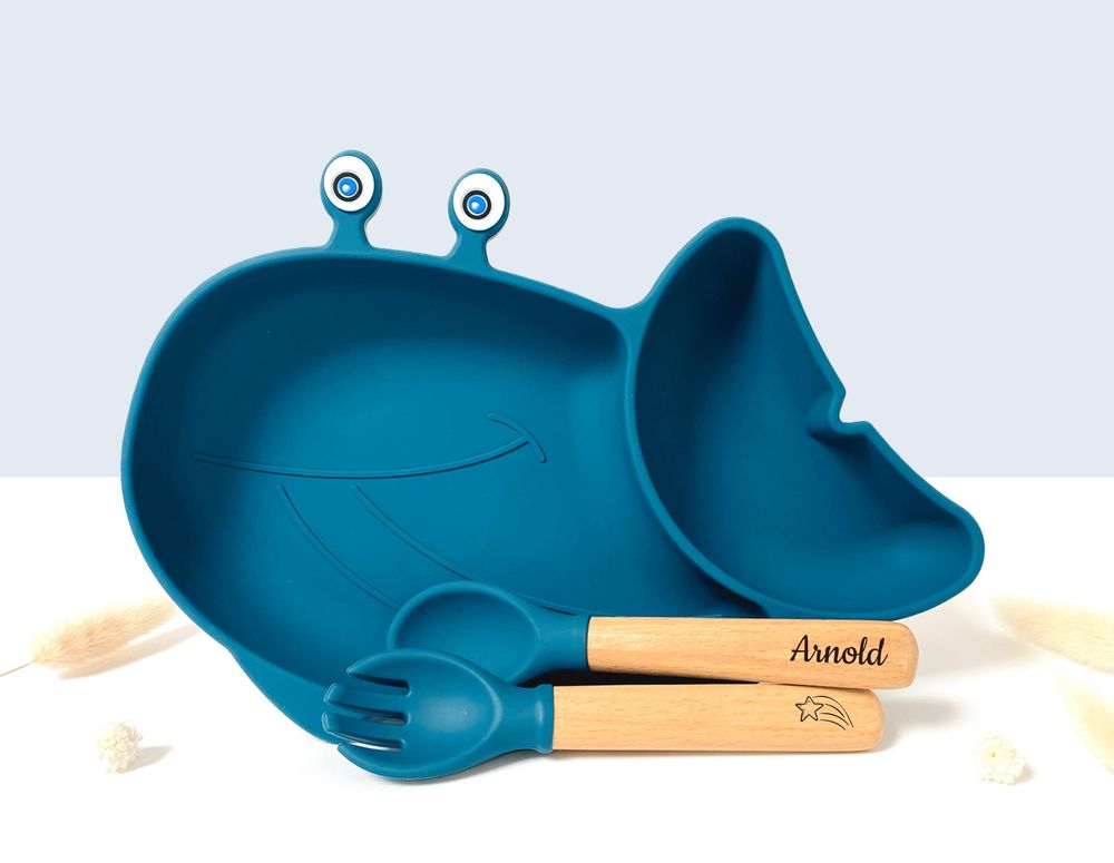 Repas pour enfant - Solène l’assiette Baleine - LES PETITS CITRONS