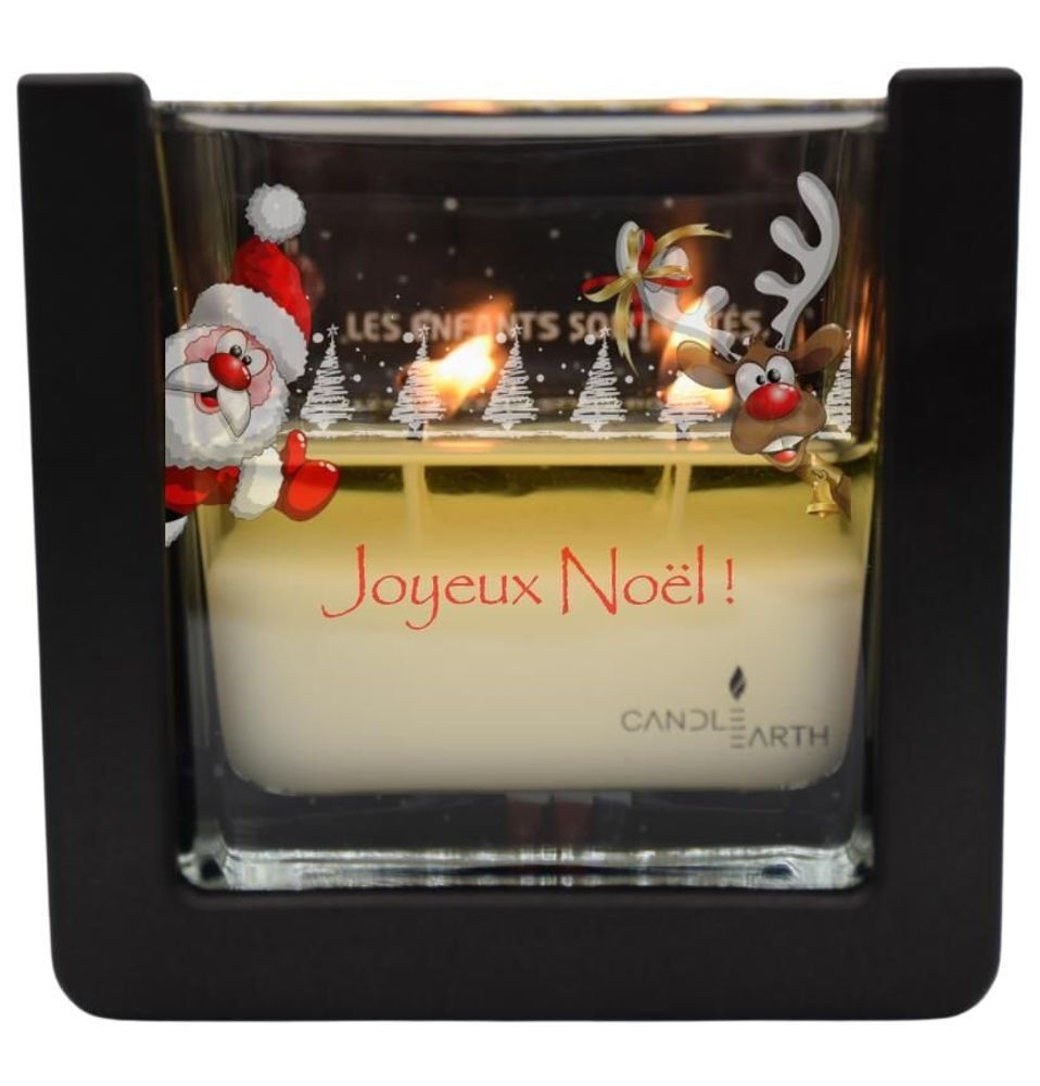 Autres décorations de Noël - Bougie Noël surprise parfumée - Joyeux Noël - 🦌 Rudolph - BOUGIES CANDLEARTH
