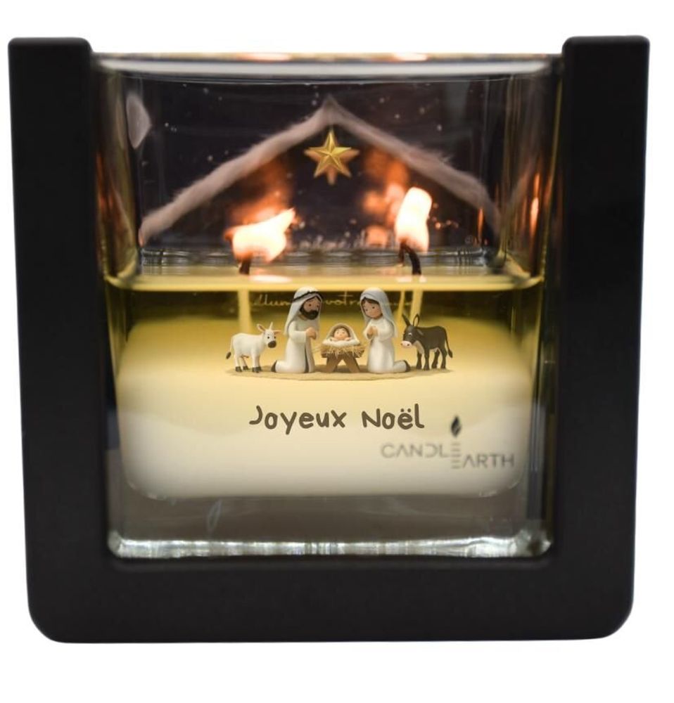 Bougies - Bougie Noël surprise décoration - Joyeux Noël - Crèche - BOUGIES CANDLEARTH