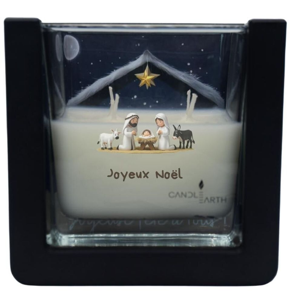 Bougies - Bougie Noël surprise décoration - Joyeux Noël - Crèche - BOUGIES CANDLEARTH
