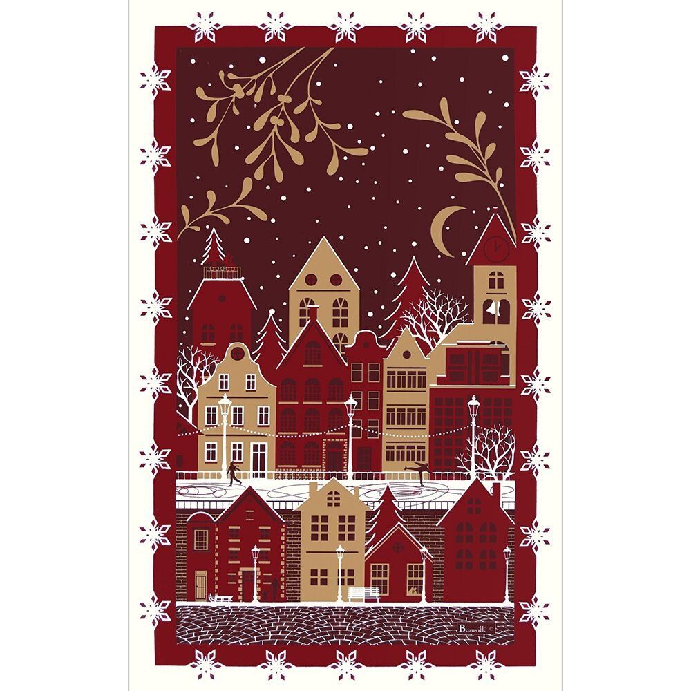 Torchons textile - Torchon Les Patineurs - BEAUVILLÉ