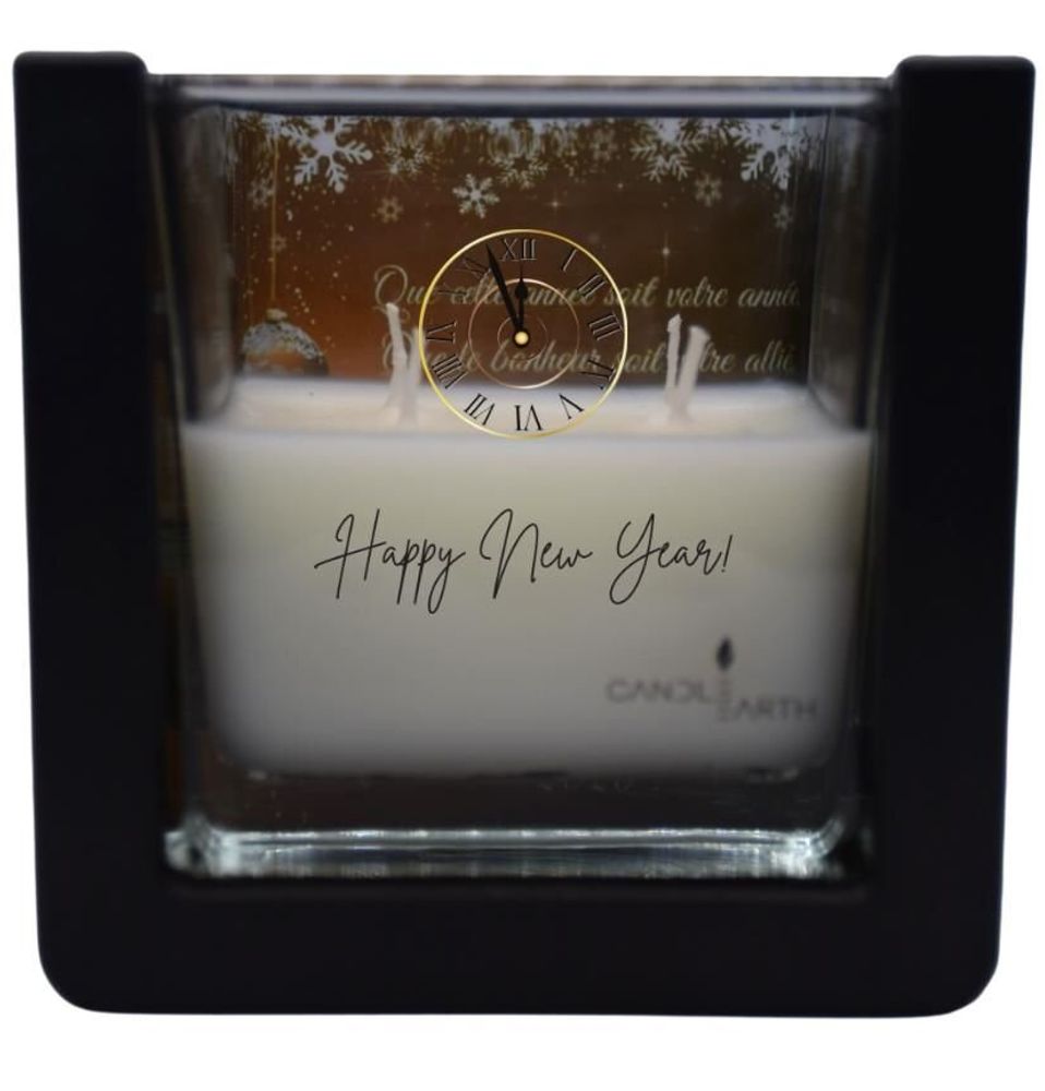 Bougies - Bougie Noël surprise parfumée décoration - 🍾 Midnight - BOUGIES CANDLEARTH