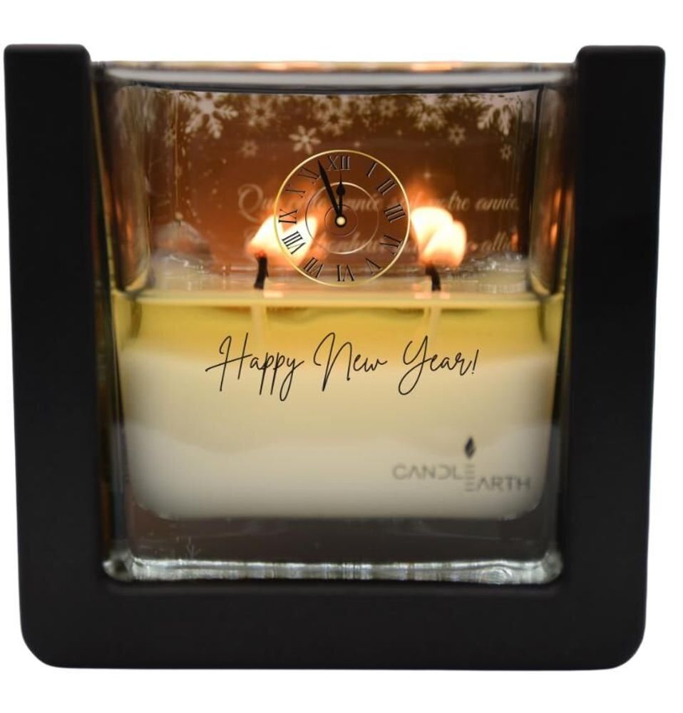 Bougies - Bougie Noël surprise parfumée décoration - 🍾 Midnight - BOUGIES CANDLEARTH