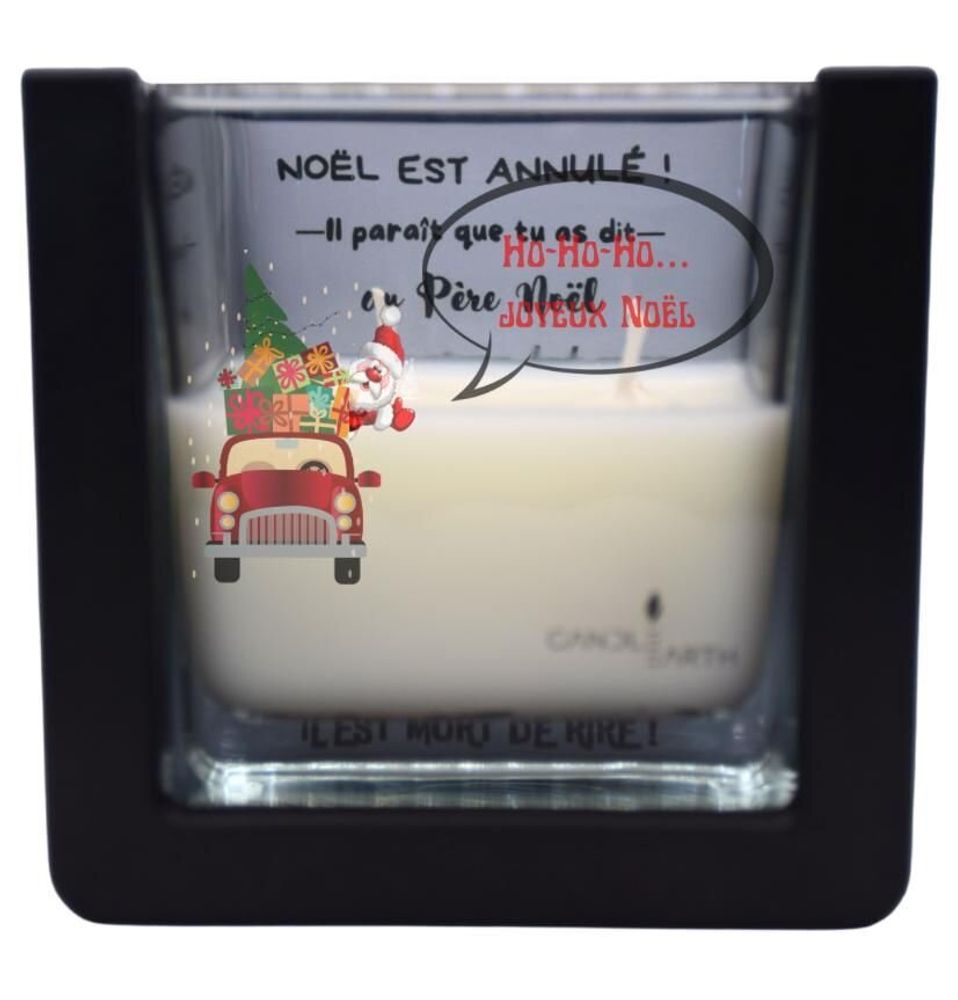 Bougies - Bougie Noël surprise parfumée décoration - Ho-Ho-Ho - BOUGIES CANDLEARTH