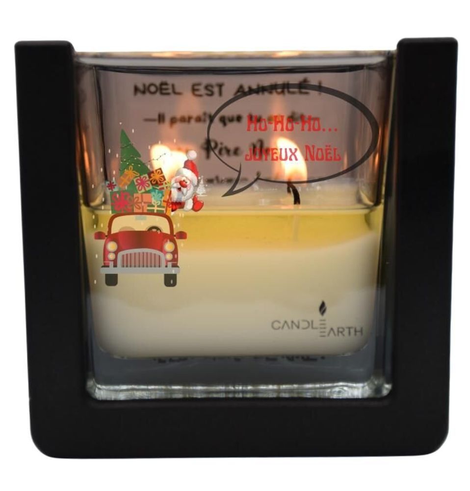 Bougies - Bougie Noël surprise parfumée décoration - Ho-Ho-Ho - BOUGIES CANDLEARTH