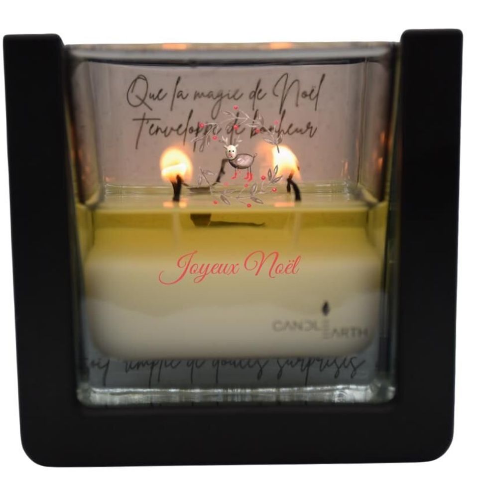 Bougies - Bougie Noël surprise parfumée décoration - 🦌 Rusé - BOUGIES CANDLEARTH