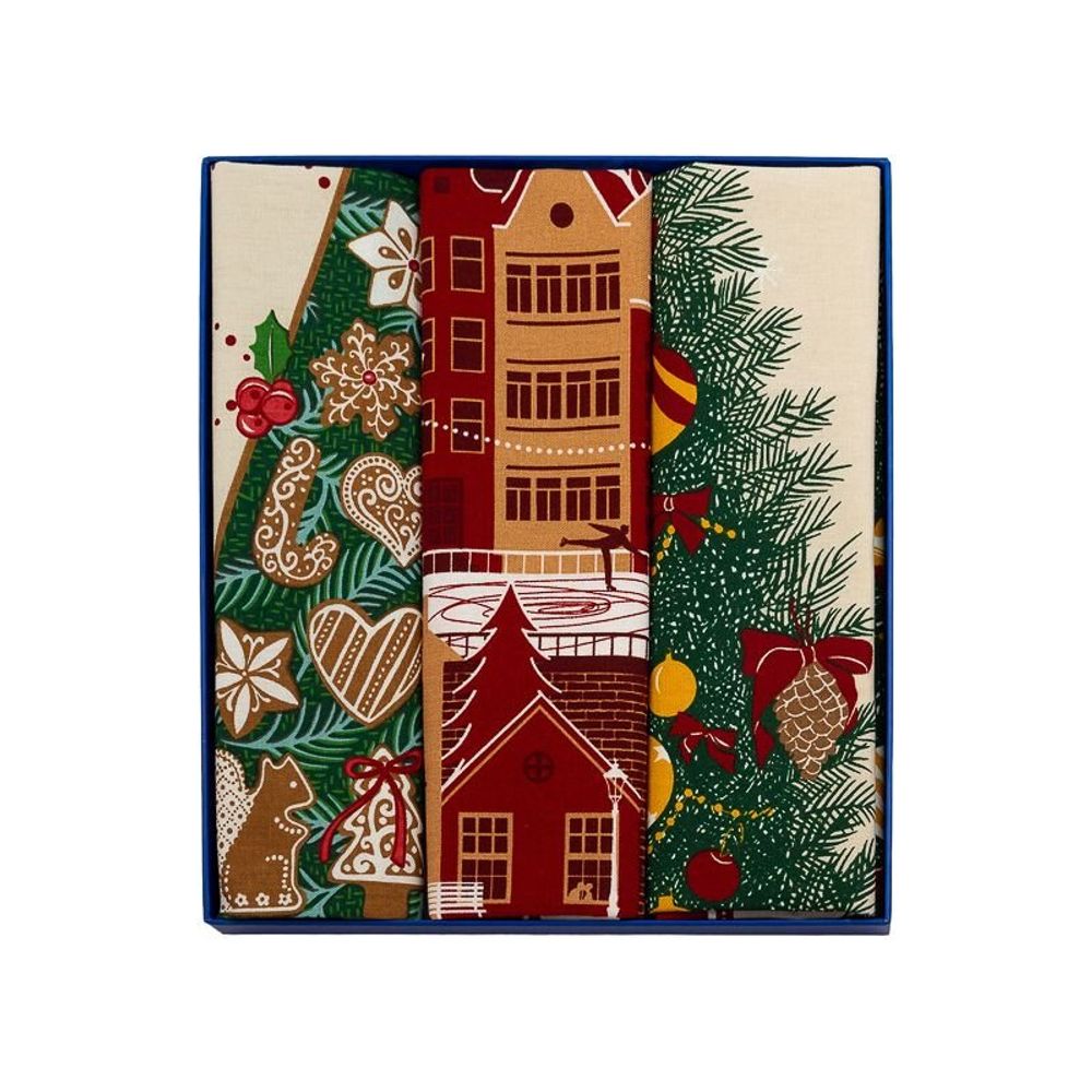 Tea towel - Holiday Spirit Tea Towel Gift Set - BEAUVILLÉ