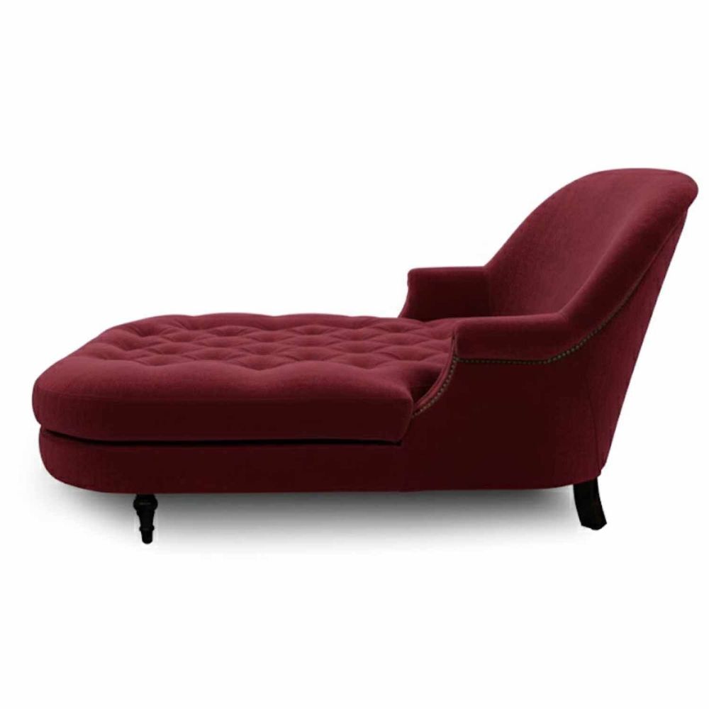 Lounge chairs for hospitalities & contracts - Victoria XL Origins Bordeaux| Chaise longue - CREARTE COLLECTIONS
