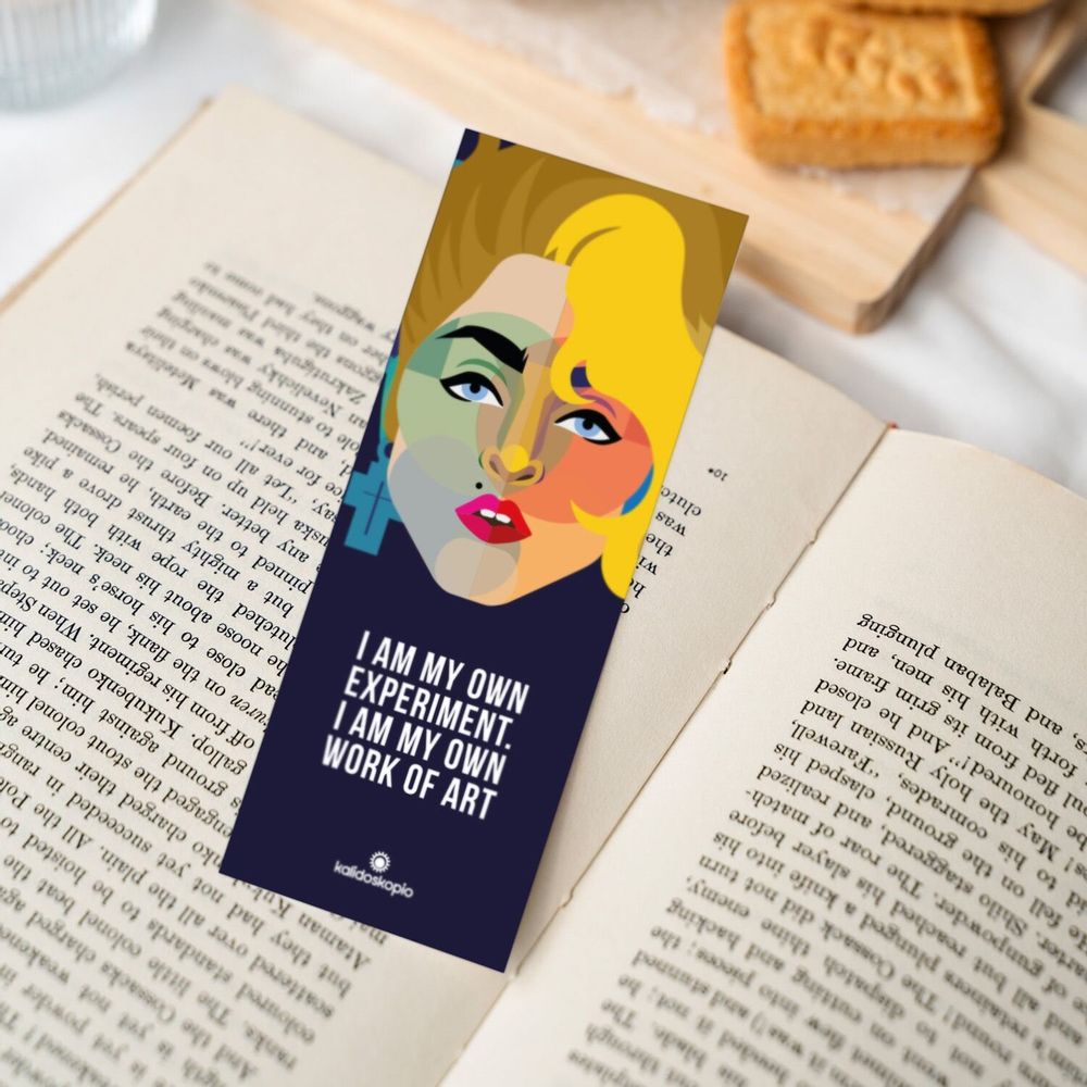 Cadeaux - Marque-page Geo Madonna avec phrase en français - KALIDOSKOPIO