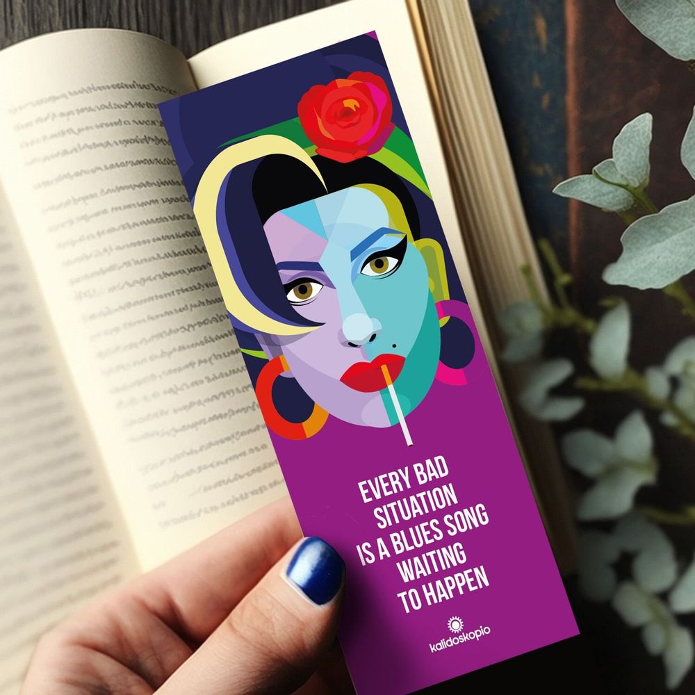Gifts - Geo Amy Bookmark with French phrase - KALIDOSKOPIO