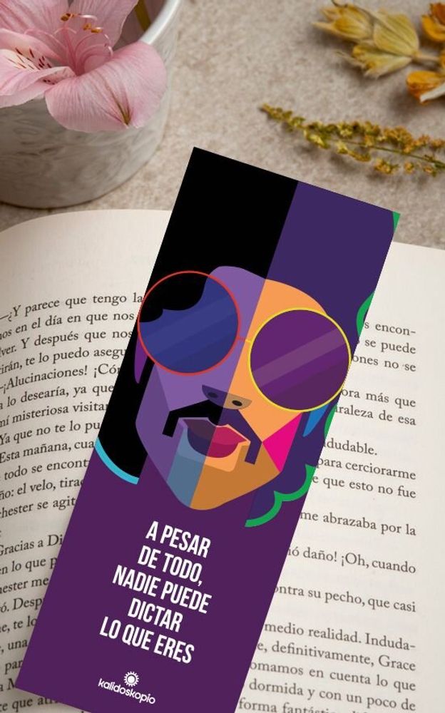 Cadeaux - Marque-page Geo Prince avec phrase en français - KALIDOSKOPIO