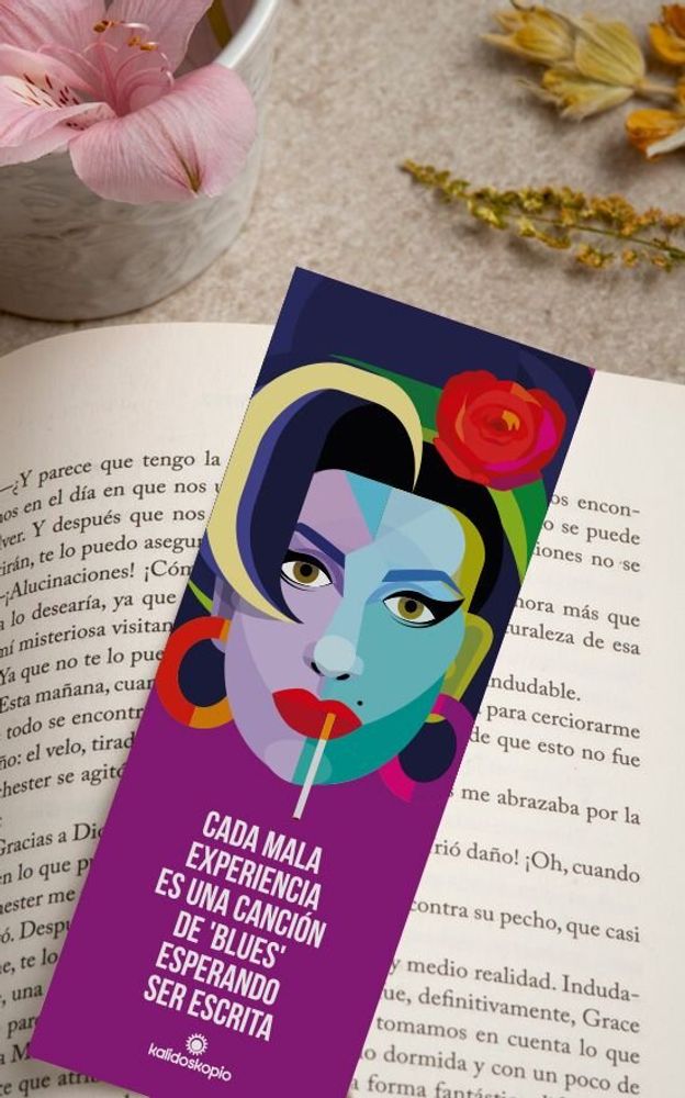 Cadeaux - Marque-page Geo Amy avec phrase en anglais - KALIDOSKOPIO