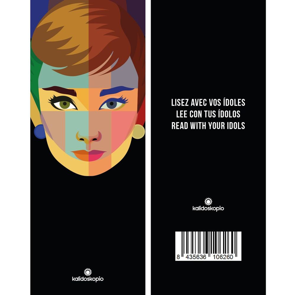 Cadeaux - Marque-page Geo Audrey avec phrase en anglais - KALIDOSKOPIO