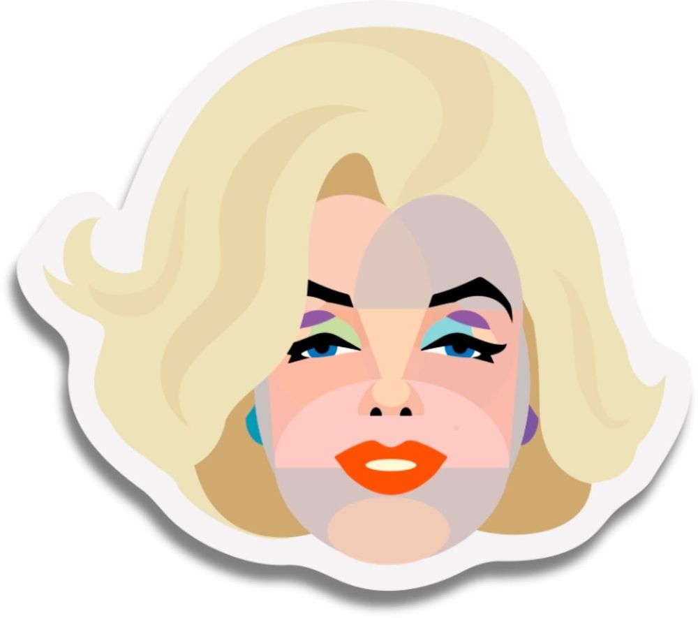 Gifts - Geo Marilyn Magnet - KALIDOSKOPIO
