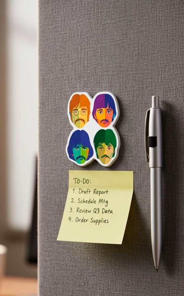 Gifts - Geo Beatles Magnet - KALIDOSKOPIO