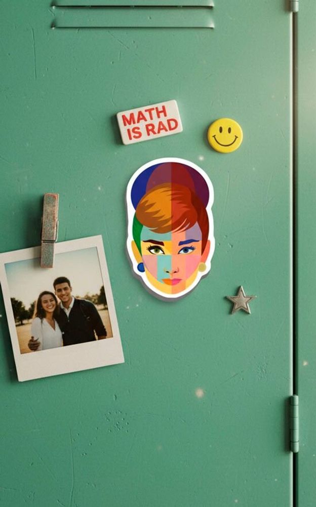 Gifts - Geo Audrey Magnet - KALIDOSKOPIO