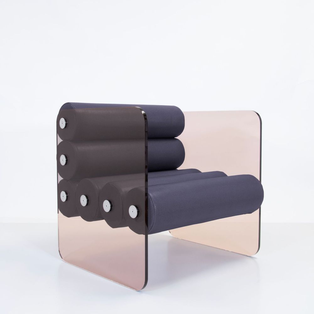 Armchairs - MW01 armchair with cast PMMA walls - Residential and HORECA markets - KUUMO DESIGN