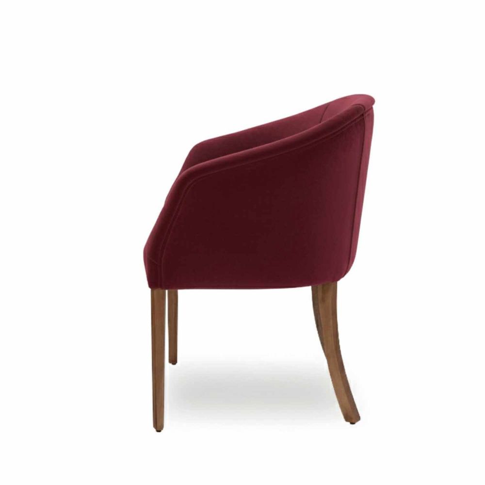 Chairs for hospitalities & contracts - Girona Chair Bordeaux | Chair - CREARTE COLLECTIONS