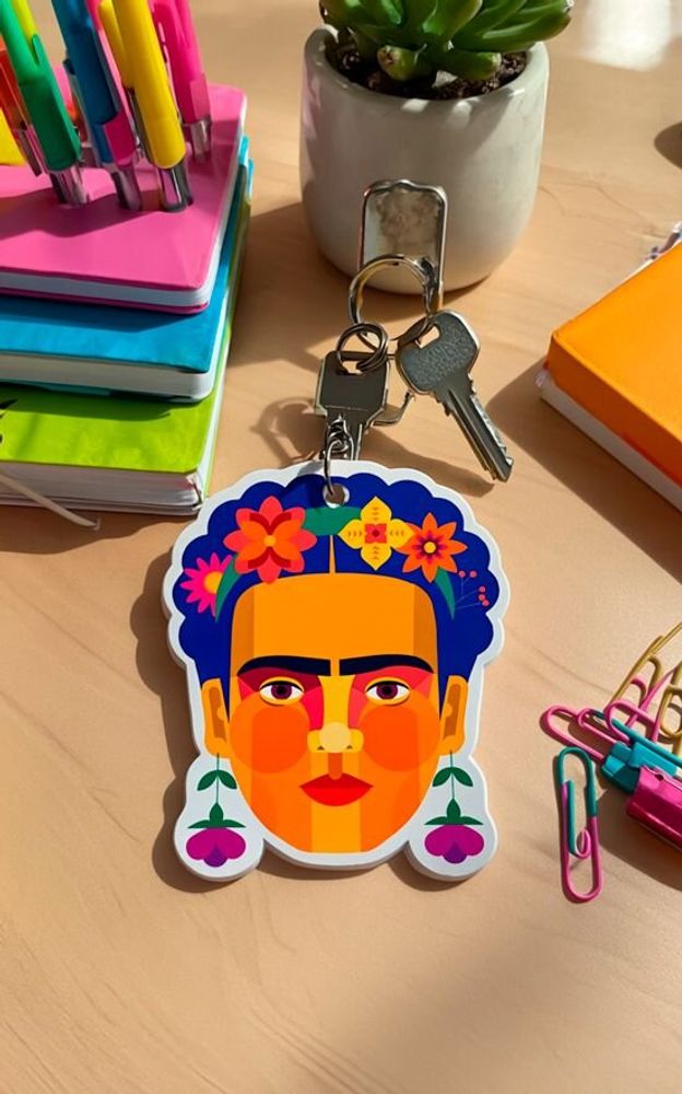 Cadeaux - Porte-clés Géo Fleur - KALIDOSKOPIO