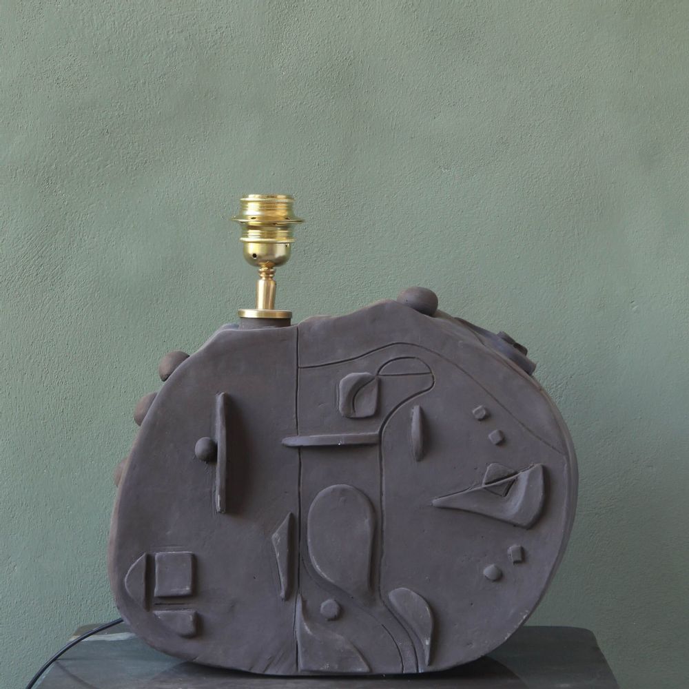 Table lamps - Sjakie's Chocolate a handcrafted design lamp - STUDIO WILD ORANGE