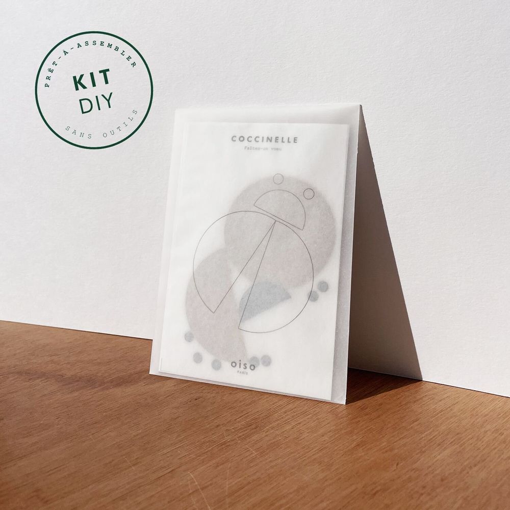 Cadeaux - COCCINELLE Carte-tableau à effeuiller OISO® - Blanc ou Kraft - OISO