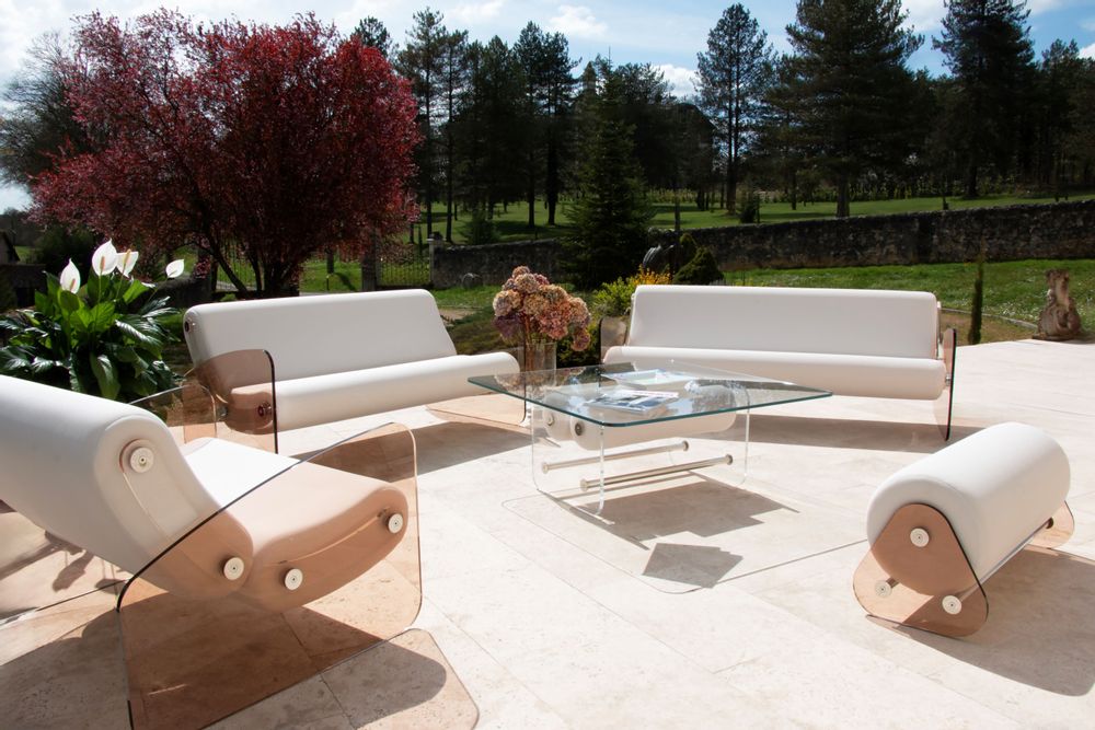 Lawn sofas - MW03 sofa-Elegance, daring design and a vintage touch - KUUMO DESIGN