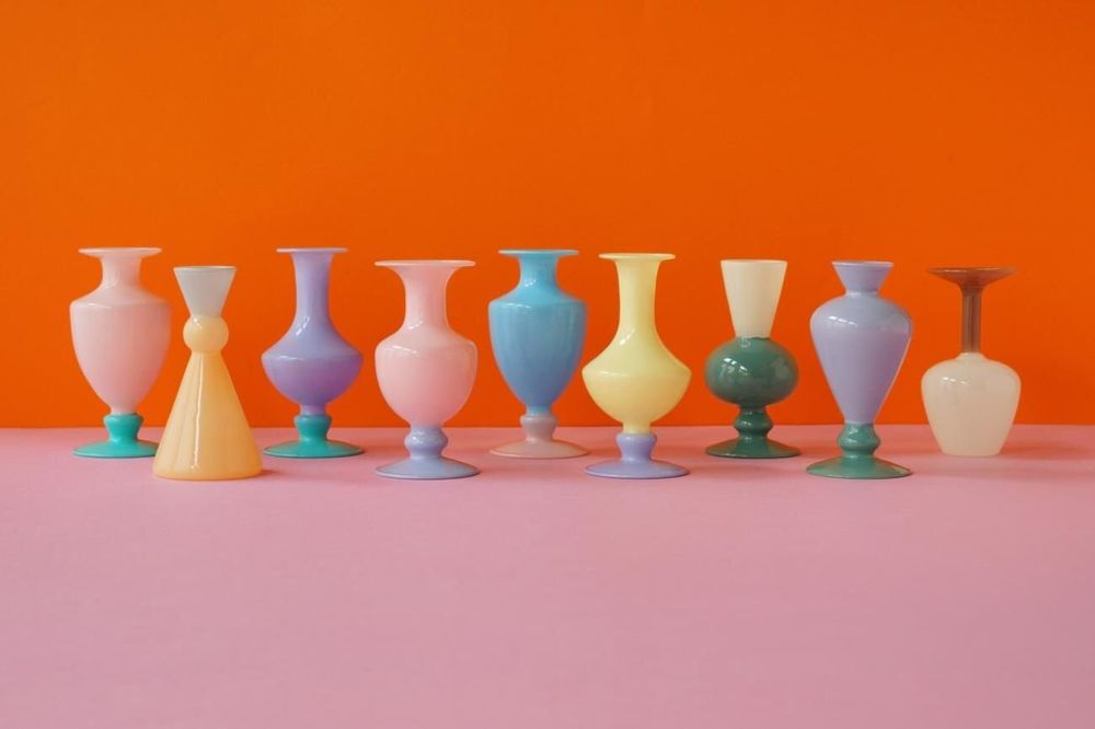 Vases - MINI VASE - TWO TONE - - AMABRO