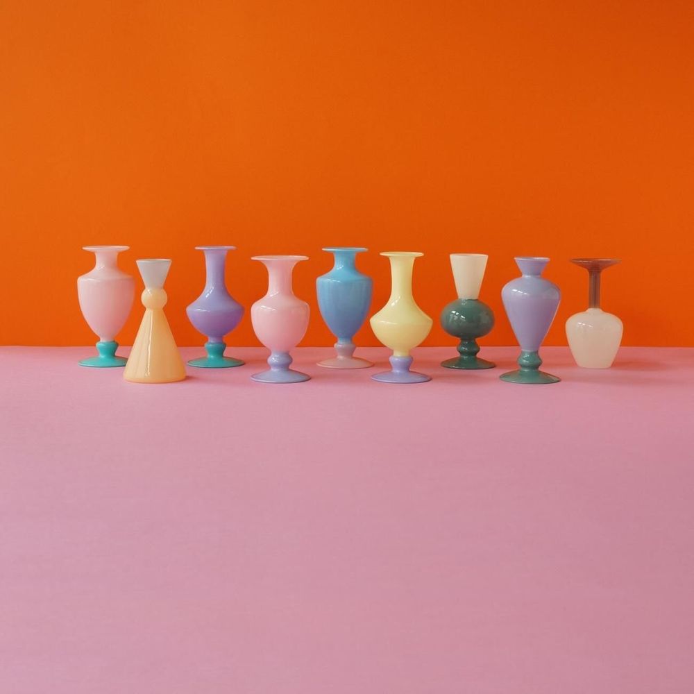 Vases - MINI VASE - TWO TONE - - AMABRO