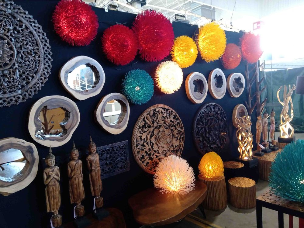 Table lamps - LAMP URCHIN COLLECTION (RATTAN -9 colors) - DCAA