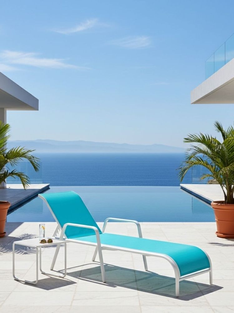 Deck chairs - Bain de Soleil COSTABLANCA - HÉVÉA
