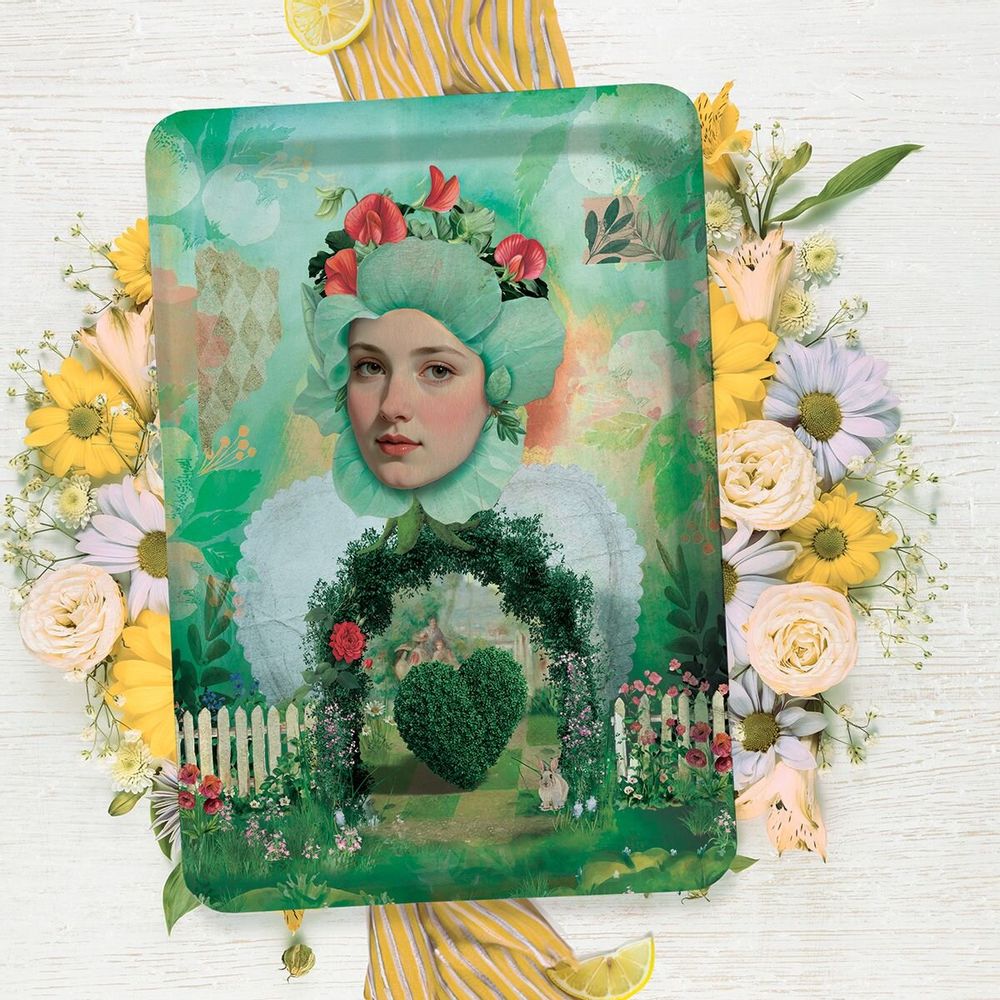 Plateaux - Plateaux en kraft recyclé - HIRONDELLES & CIE BY MAISON ROYAL GARDEN