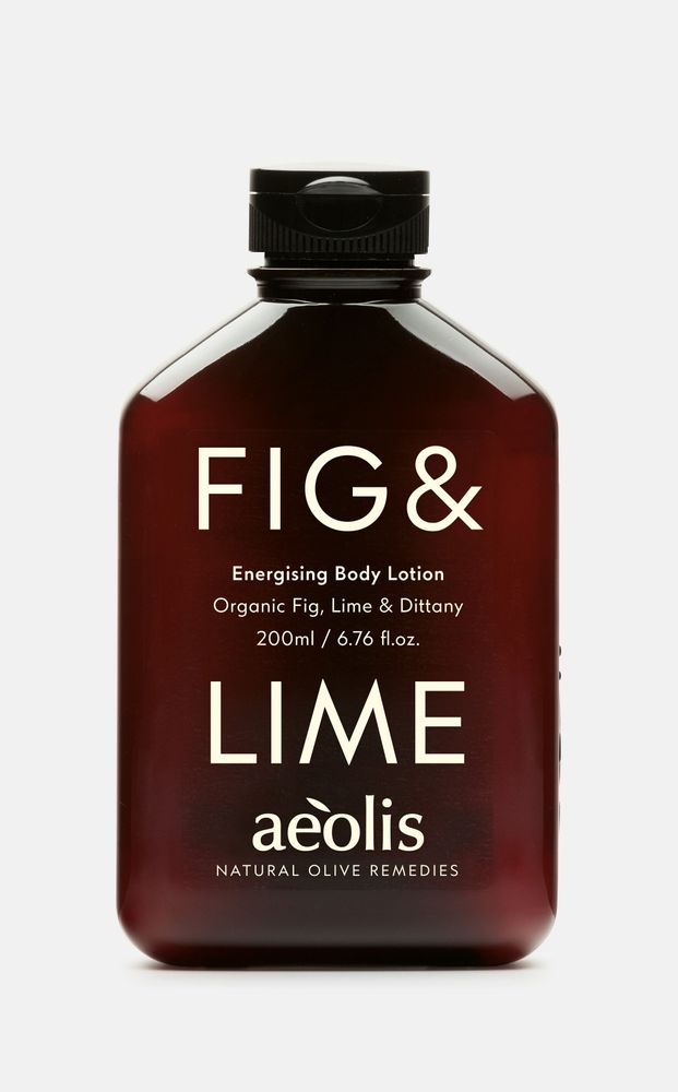 Spa - Energising Body Lotion with Organic Fig, Lime and Dittany. - AEOLIS NATURAL SKINCARE