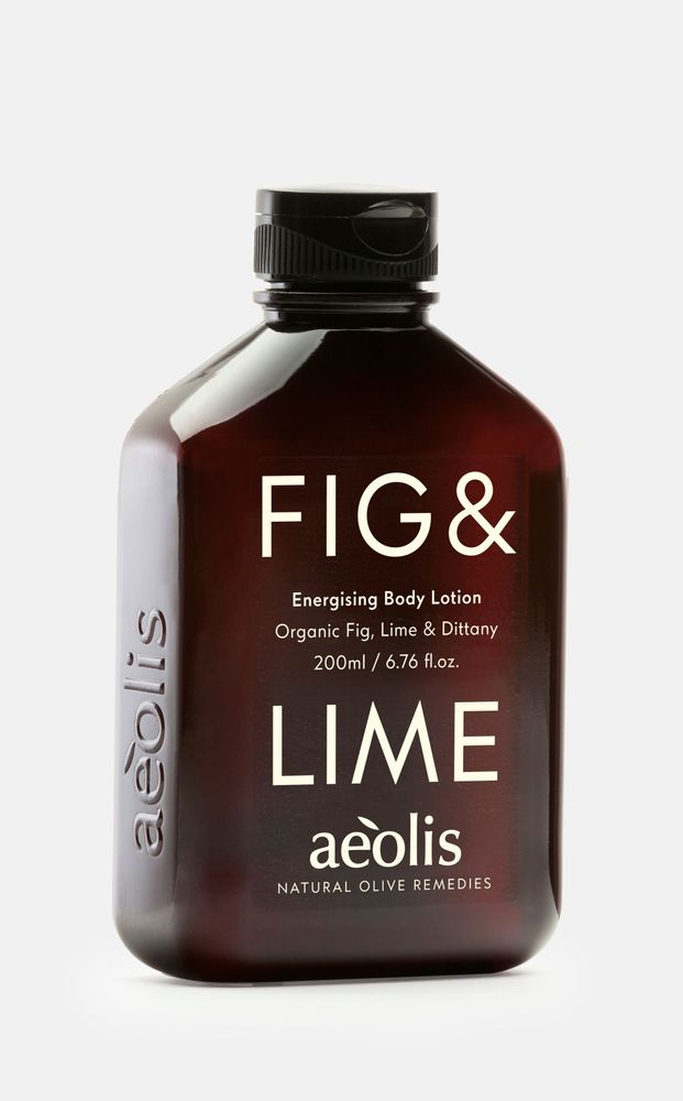 Spa - Energising Body Lotion with Organic Fig, Lime and Dittany. - AEOLIS NATURAL SKINCARE